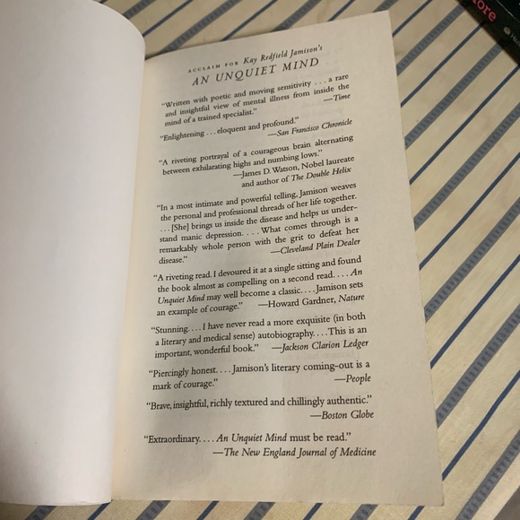 An Unquiet Mind 📚 📖 Kay Redfield Jamison - Picture 6 of 6